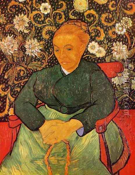 Portrait de Madame Roulin 1889 Oil Painting - Vincent Van Gogh