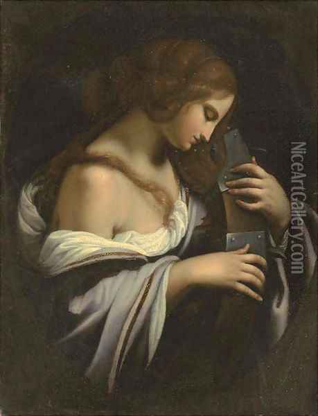 Saint Catherine of Alexandria Oil Painting - Simone Pignoni