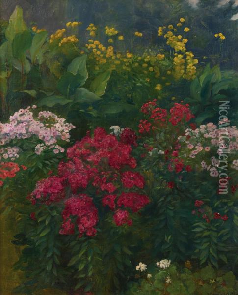 Flowers Oil Painting - Edwin Burrage Child