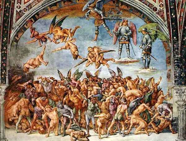 Hell Oil Painting - Luca Signorelli