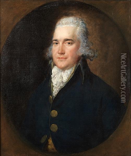 Portrait Of A Member Of The Elder Brethren Oftrinity House Oil Painting - Dupont Gainsborough
