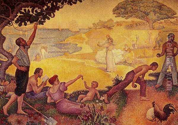 At the time of harmony Oil Painting - Paul Signac