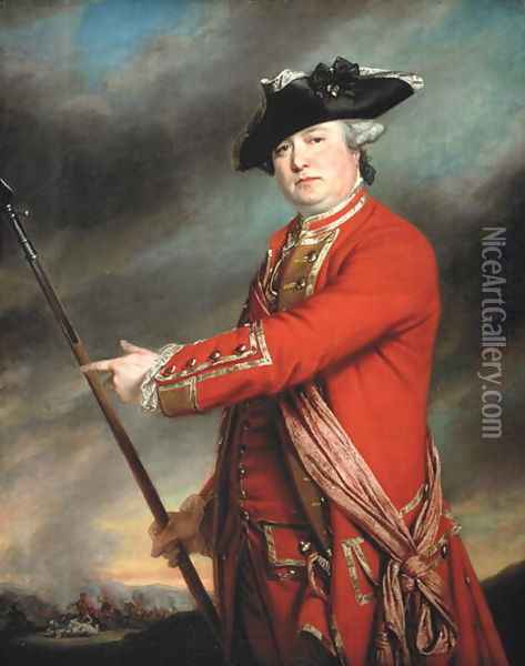 Lieutenant Colonel Francis Smith (1723-91) 1764 Oil Painting - Francis Cotes