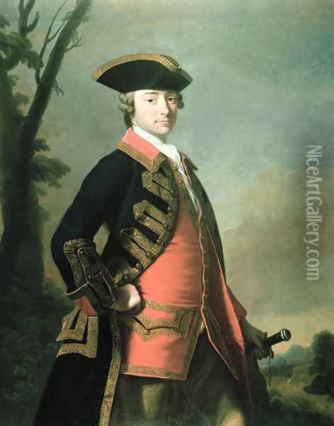 Viscount Maywerd of Much Eaton Oil Painting - Thomas Hudson