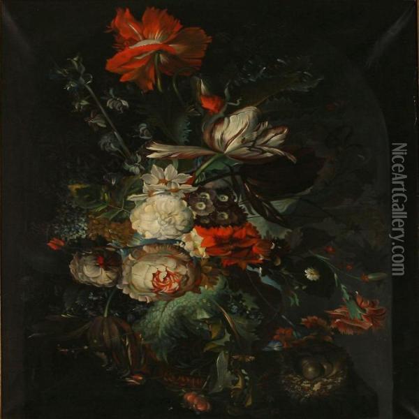 Still Life Oil Painting - Jan Van Huysum