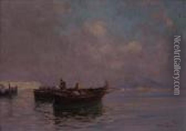 Pescadores Oil Painting - Fulvio Tessitore