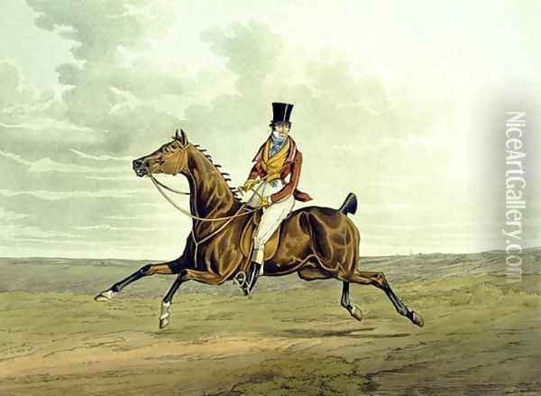 A Meltonian As He Is, engraved from 'The Meltonians' 1823 Oil Painting - Henry Thomas Alken
