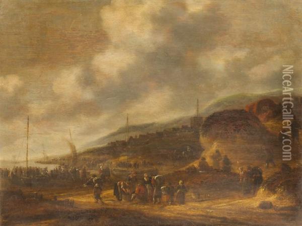 'wick Op Zee Oil Painting - Thomas Heeremans