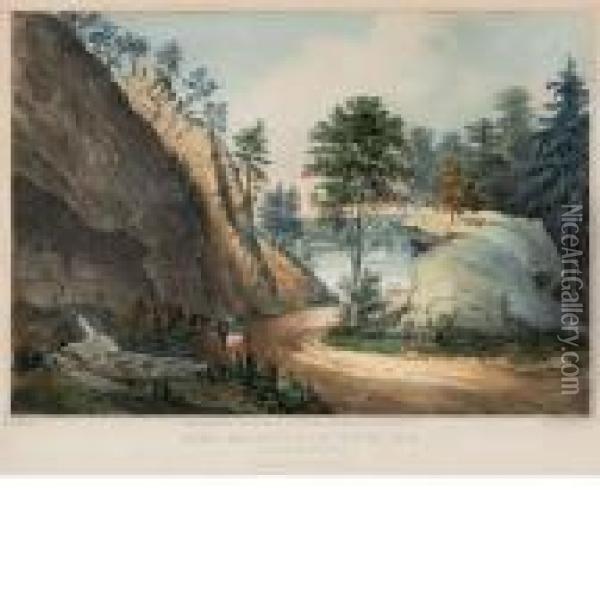 The Hudson, From West Point Oil Painting - Currier & Ives Publishers