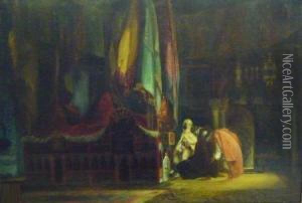 Le Tombeau De Siddi Abder Rhaman, Alger Oil Painting - Ernest Tuckermann