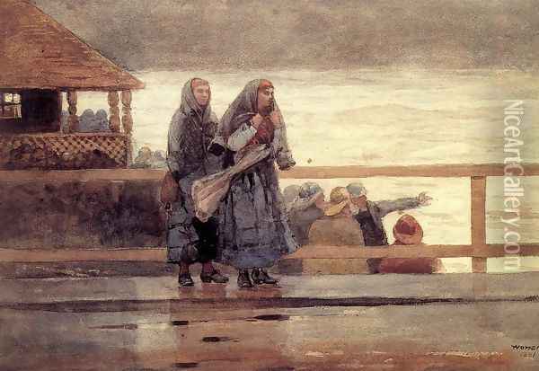 Perils of the Sea Oil Painting - Winslow Homer