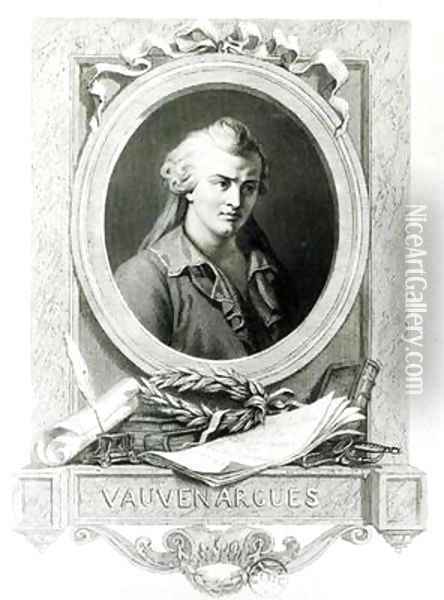 Luc de Clapiers Marquis of Vauvenargues Oil Painting - Charles Amedee Colin