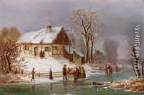 Divertimento Invernale Oil Painting - Anton Doll