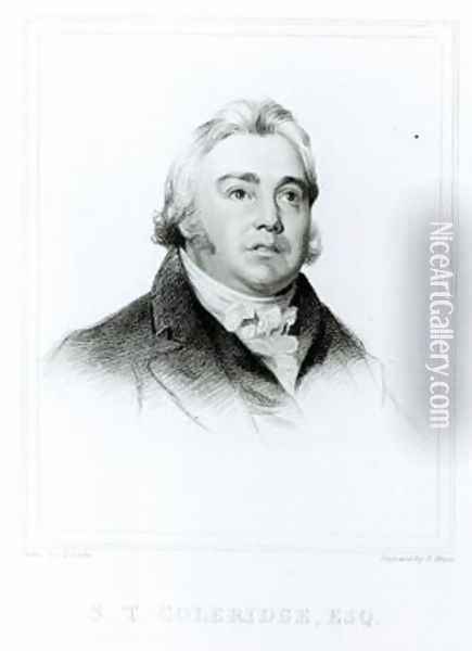 Portrait of Samuel Taylor Coleridge 1772-1834 Oil Painting - Charles Robert Leslie