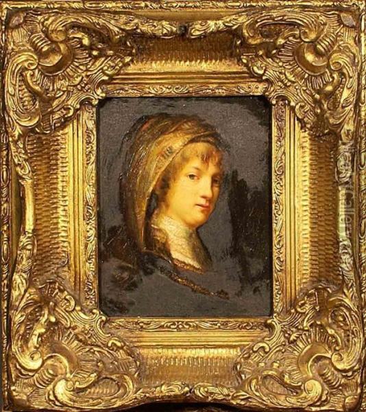 Ritratto Di Giovinetta Oil Painting - Rembrandt Van Rijn