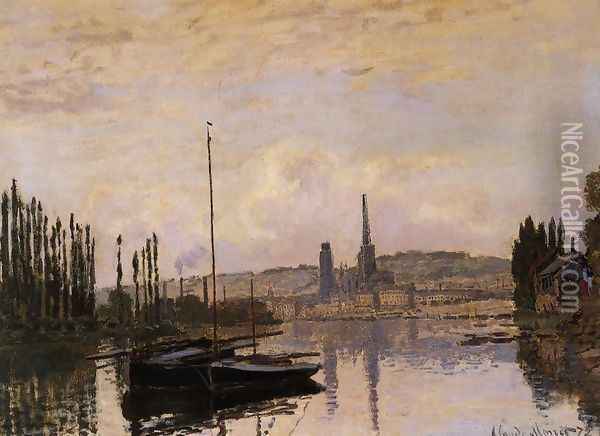 View Of Rouen Oil Painting - Claude Oscar Monet
