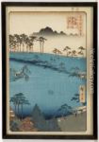Junitori Oil Painting - Utagawa or Ando Hiroshige