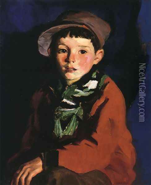 Listening Boy Oil Painting - Robert Henri