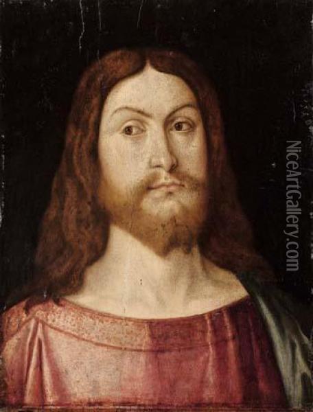 Testa Di Cristo Oil Painting - Rocco Marconi