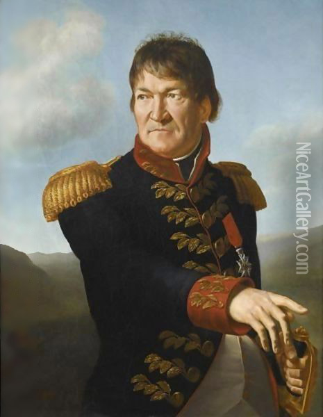 Portrait Of Baron Segoing De Laborde Oil Painting - Antoine-Jean Gros