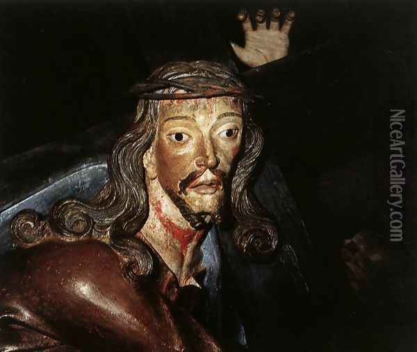 Christ Carrying the Cross Oil Painting - Antonio Francisco Lisboa