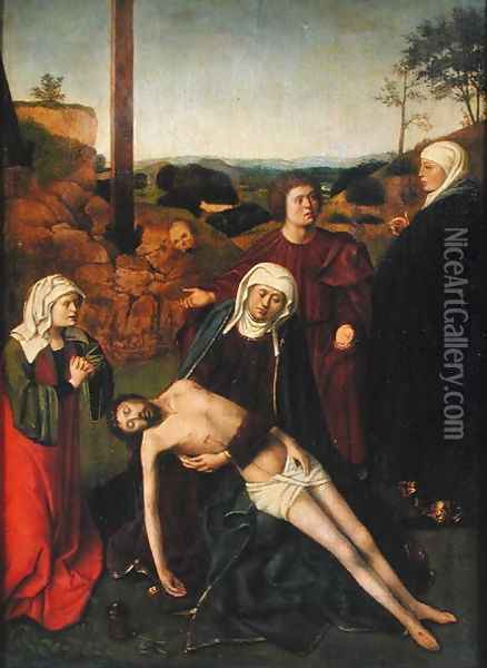 The Lamentation Oil Painting - Petrus Christus
