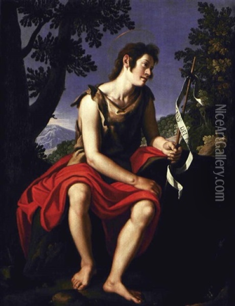 San Giovanni Battista Oil Painting - Domenico (il Passignano) Cresti