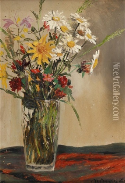 Wiesenblumenstrauss Oil Painting - Karl Hayd