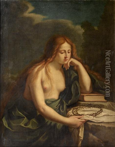 The Penitent Magdalen Oil Painting - Guercino