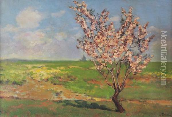 Albori Di Primavera Oil Painting - Luigi Petrassi