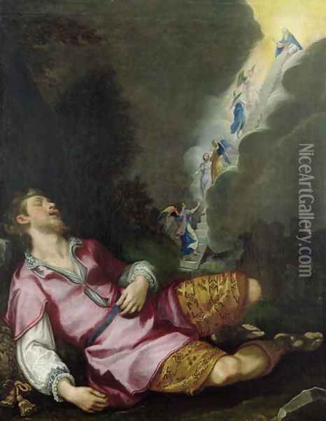 Jacob's Dream, 1593 Oil Painting - Lodovico Cardi Cigoli