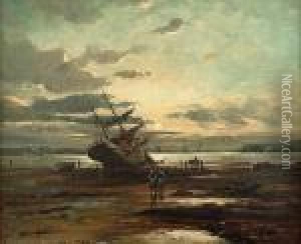 After The Storm Oil Painting - Samuel Bough