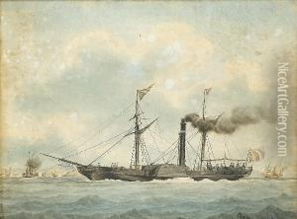 The British Paddle Steamer 