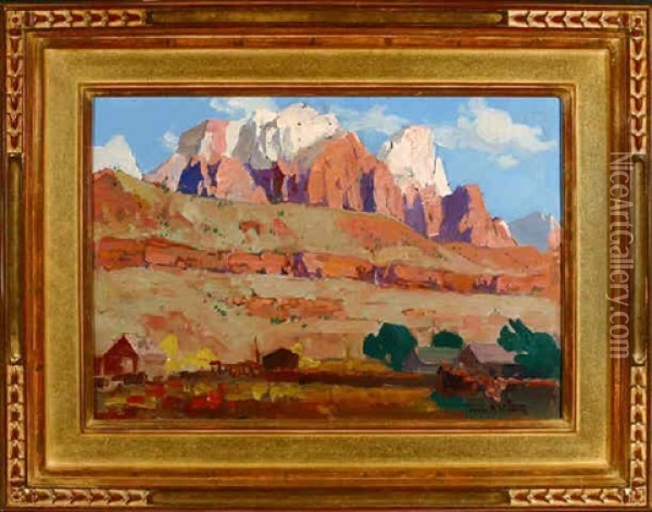 Utah Oil Painting - Franz Arthur Bischoff