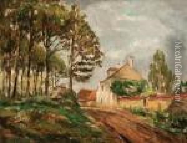 Country Road Oil Painting - Bonny Rupert