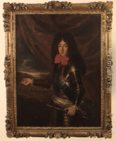 Portrait De Monsieur, Duc D'orleans(?) Oil Painting - Henri Gascars