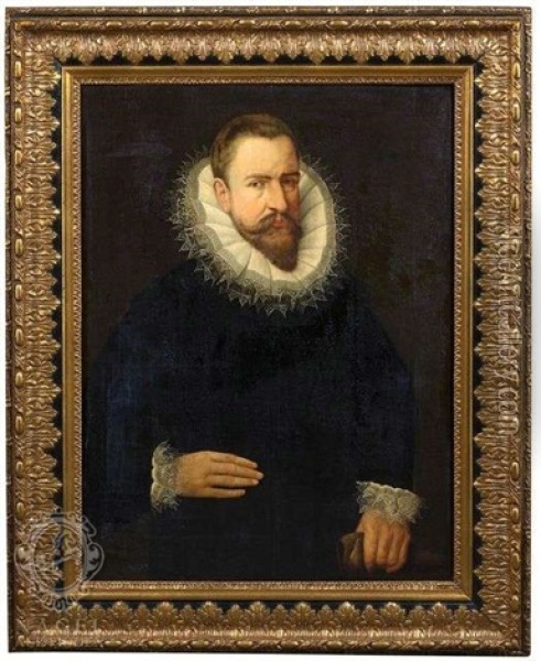 Portrait Eines Vornehmen Mannes Oil Painting - Frans Pourbus the younger