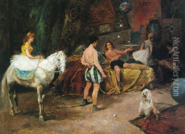 Circo Oil Painting - Vicente Garcia de Paredes