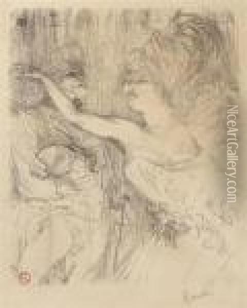 Guy Et Mealy, Dans Paris Qui Marche Oil Painting - Henri De Toulouse-Lautrec