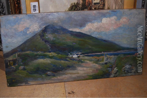 Scottish Coastal Scene Oil Painting - Mary Cameron
