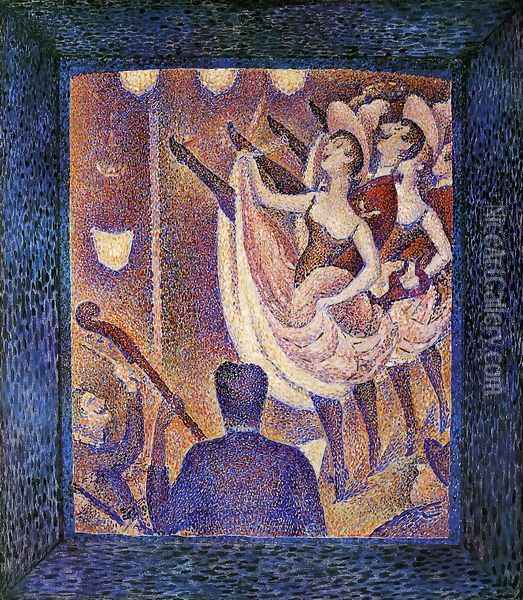 Study for 'Chahut' Oil Painting - Georges Seurat