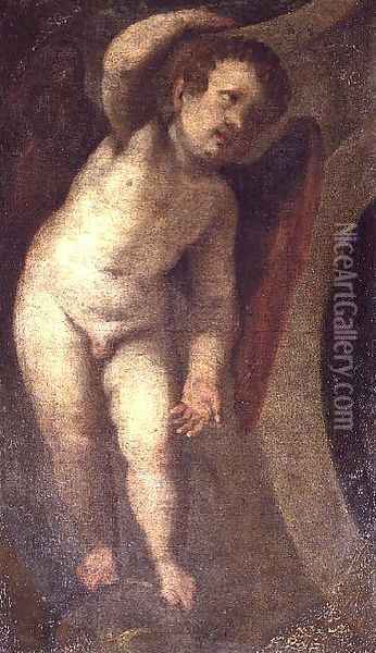Putto Oil Painting - Paolo Veronese (Caliari)