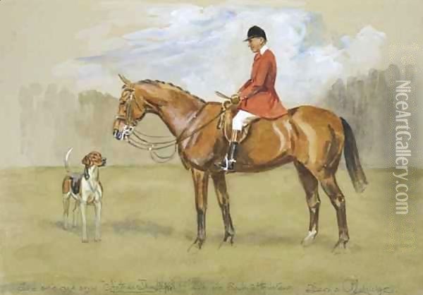 Arthur Thatcher on his Hunter Oil Painting - Denis Aldridge