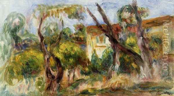 Landscape IV Oil Painting - Pierre Auguste Renoir