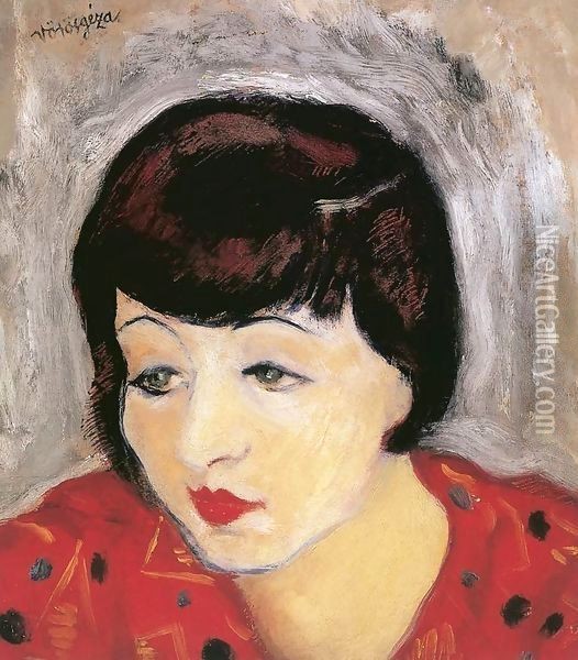 Portrait of a Woman Oil Painting - George Loftus Noyes