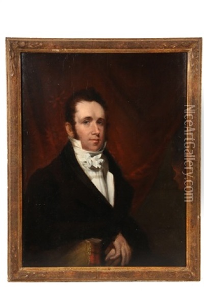 Portrait Of Major Ignatius Sargent Of Boston Oil Painting - Henry Sargent