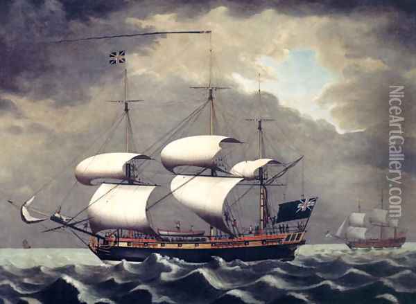 Slave ship Oil Painting - William Jackson