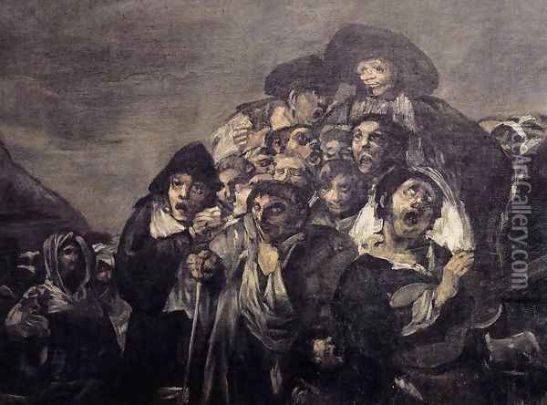 A Pilgrimage to San Isidro (detail) Oil Painting - Francisco De Goya y Lucientes