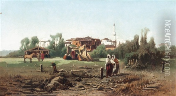 Istanbul, Surdisi Oil Painting - Achille Formis