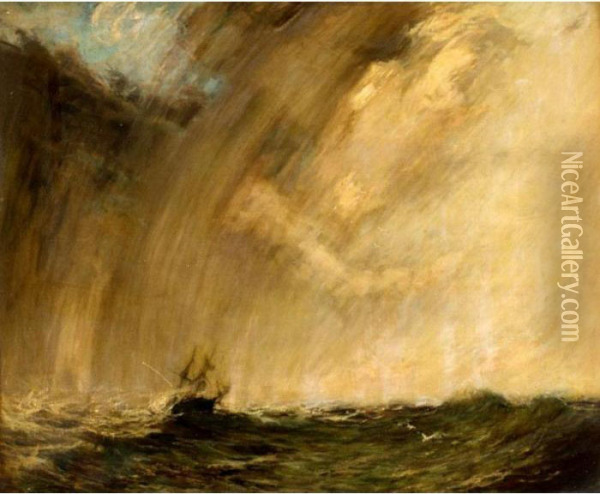 The Signal Of Distress Oil Painting - James Campbell Noble